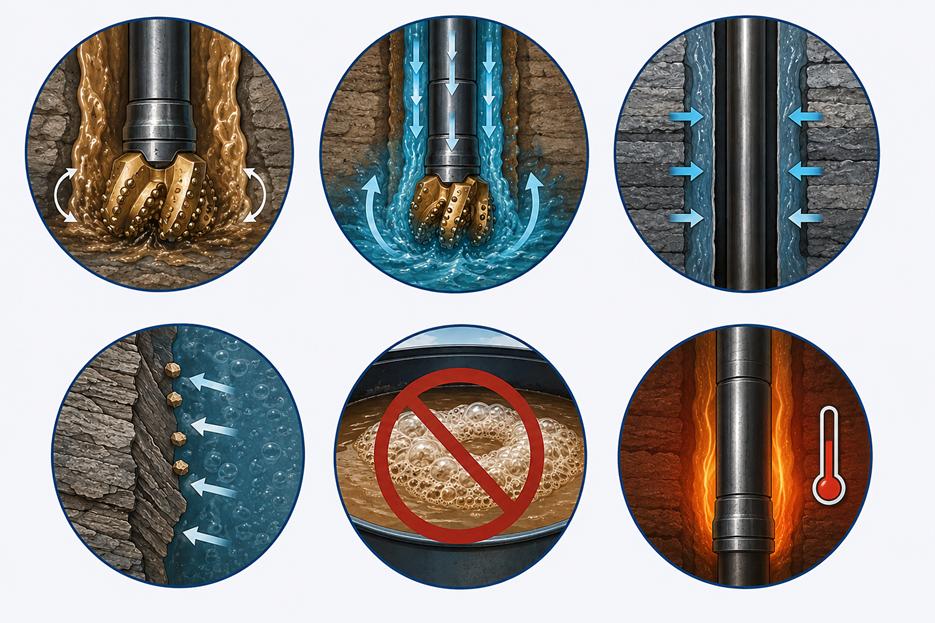 Polyamine Shale Inhibitors (PSI) for drilling contractors and oilfield services